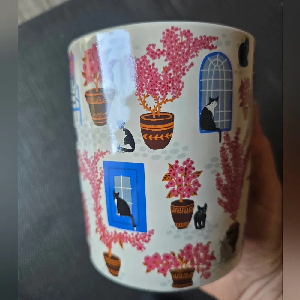 Fig & Fern Cat Mug - Picture 2 of 10